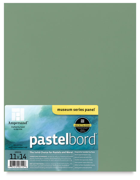 Panneau Artistique Ampersand Pastelbord – Format 8x10 Pouces – Blanc, Série Museum