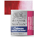 Winsor & Newton Cotman Watercolor Half Pan - Permanent Rose