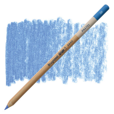 Bruynzeel Design Pastel Pencil - Ultramarine 50 (swatch and pencil)
