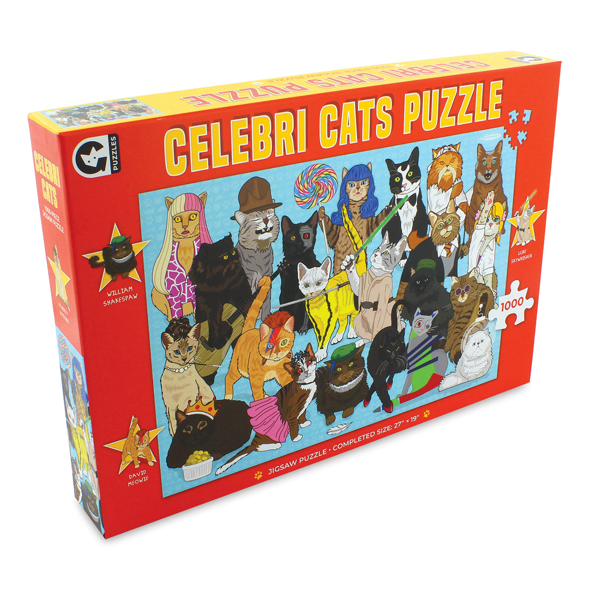 Ginger Fox Celebri Cats 1,000 Piece Puzzle