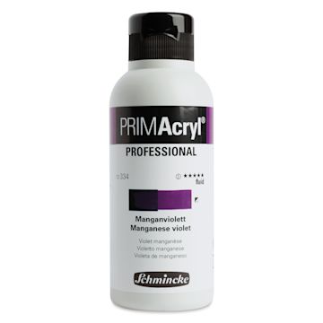 Open in modal - Schmincke Primacryl Professional Fluid Acrylic - Manganese Violet, 250 ml bottle