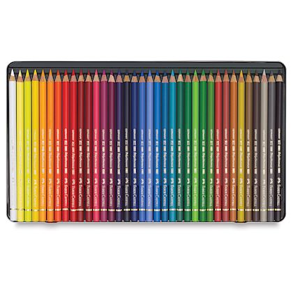 Faber-Castell Polychromos Pencil Set - Assorted Colors, Tin Box, Set of ...