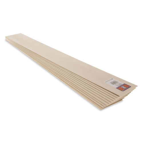 Midwest Products Basswood Sheets - 10 Pieces, 1/16 x 3 x 24