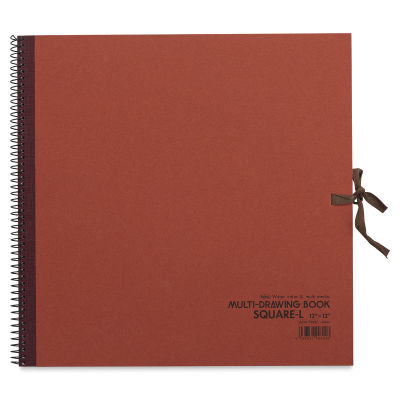 Holbein Multimedia Book - 12" x 12", Rust (front cover)