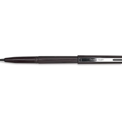 Pentel Arts Stylo Sketch Pen - Pen shown horizontally and uncapped
