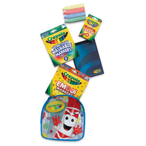Crayola Art Buddy Backpack with everything that is included.