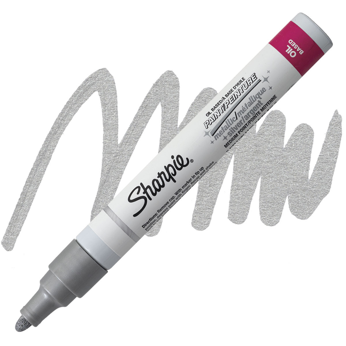 Sharpie Oil-Based Paint Marker - White, Medium Point, Pkg of 2