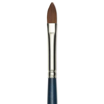 Open in modal - Silver Brush BelleAqua Brush - Cats Tongue, Short Handle, Size 8, close-up