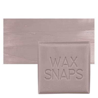 Enkaustikos Wax Snaps Encaustic Paints - Purple Haze, 40 ml, Cake with Swatch