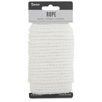 Open in modal - Darice White Polyester Rope