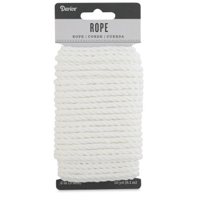 Darice White Polyester Rope