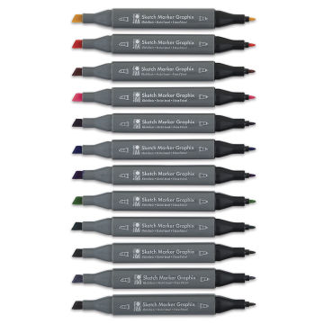 Marabu Graphix Sketch Markers - Sugarholic, Set of 12