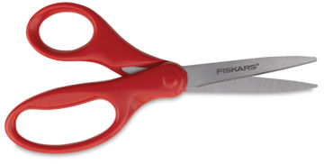 Fiskars Student Scissors - Red (Color will Vary). 7" Long and 3" Cut