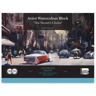 The Master's Choice Artist Watercolor Block - 12.2" x 16.14", Cold Press