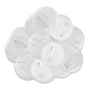 Snap-In Plastic Buttons - diameter, Pkg of 12
