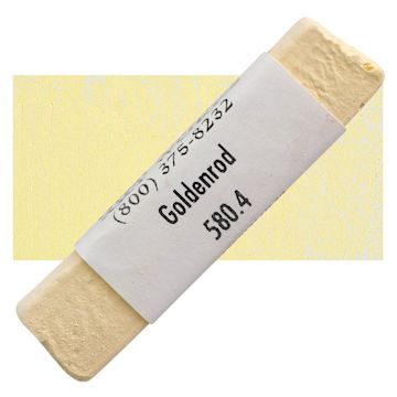 Open in modal - Great American Handmade Pastel - Goldenrod 4, 580.4 pastel and swatch