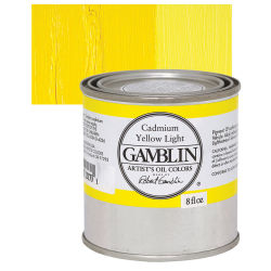 Gamblin Artist's Oil Color - Cadmium Yellow Light, 8 oz Can