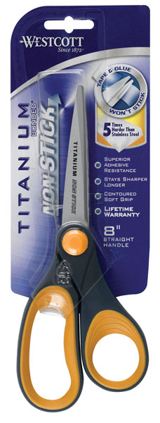 Buy Westcott Titanium Bonded 8 Bent Scissors with Soft Grip