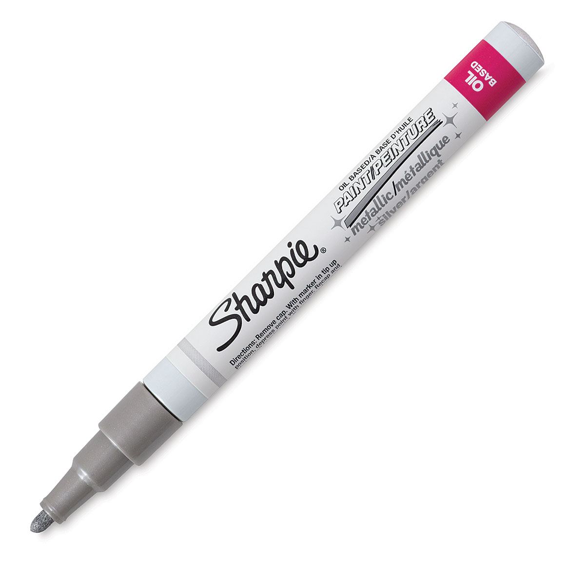 Sharpie Oil-Based Paint Marker - Metallic Silver, Fine Point, BLICK Art  Materials
