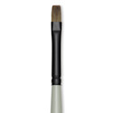 Silver Brush Black Pearl Synthetic Brush - Series 6402, Bright, Size 2, Long Handle