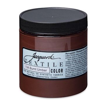 Open in modal - Jacquard Textile Color - Burnt Umber, 8 oz jar