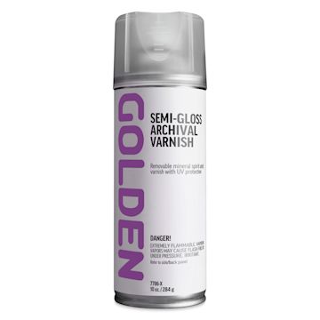 Open in modal - Golden MSA Archival Spray Varnish - Semi-Gloss, 10 oz