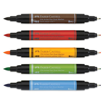 Faber-Castell Pitt Artist Pen Dual Tip Markers and Sets