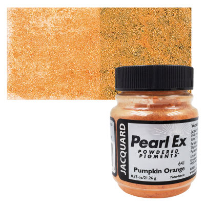 Jacquard Pearl-Ex Pigment - 0.75 oz, Pumpkin Orange