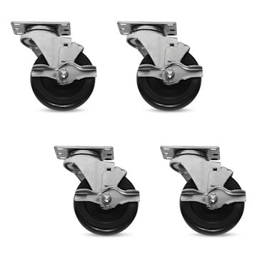 Open in modal - Diversified Spaces Taboret Casters - Pkg of 4