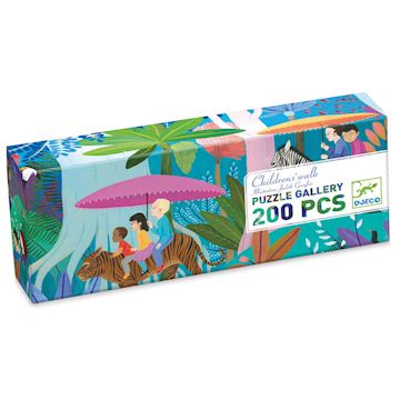 Open in modal - Djeco Gallery Puzzle-Children's Walk, 200 Pieces - front of packaging