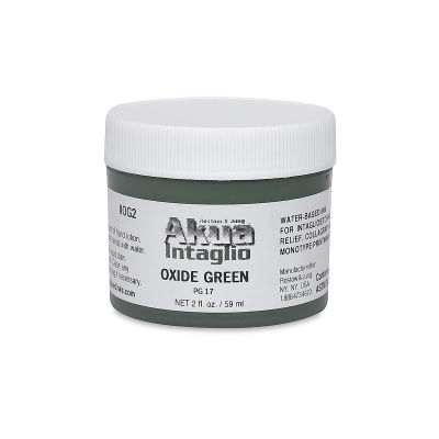 Akua Intaglio Ink - Oxide Green, 59 ml