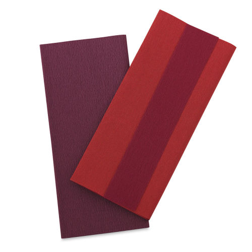 Lia Griffith Crepe Paper - Double-Sided Sheets, Cherry, Pkg of 2