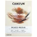 Canson Graduate Toned Mixed Media Pad - Natural, 12