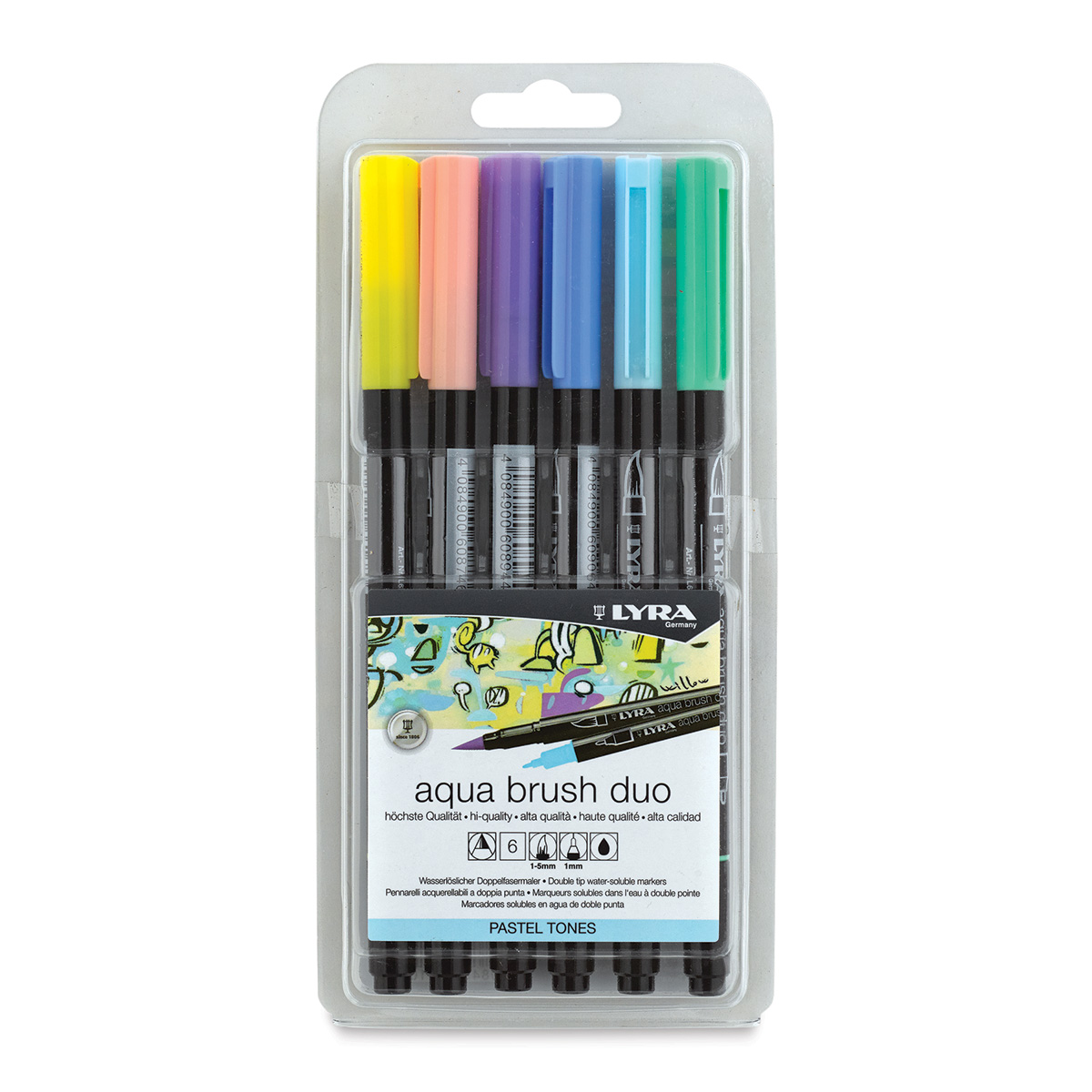 Lyra Aqua Brush Duo - Black - Endeavours ThinkPlay