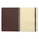 Delfonics Rollbahn Cap-Martin Notebook - 5-1/2" x 7", Blue, inside cover