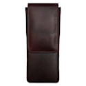 Girologio 3 Leather Pen Case - Oxblood