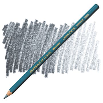 Caran d'Ache Supracolor Soft Aquarelle Pencil - Dark Gray | BLICK Art ...