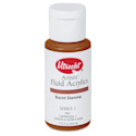 Utrecht Fluid Acrylics - Burnt Sienna, bottle
