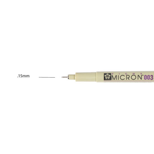 Sakura Pigma Micron Pen 10 Black - Wet Paint Artists' Materials