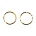 John Bead Must Have Findings Round Jump Rings - Package of 142, Gold, 6 mm