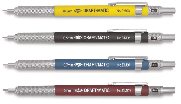 Alvin Draft-Matic Mechanical 579 3 Pencil Set