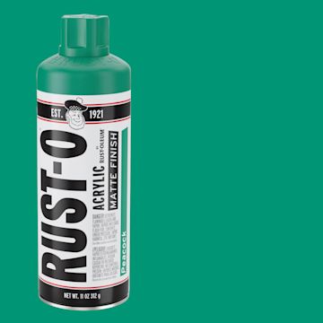 Open in modal - Rust-Oleum Rust-O Artist Acrylic Spray Paint - Peacock, Can and Swatch