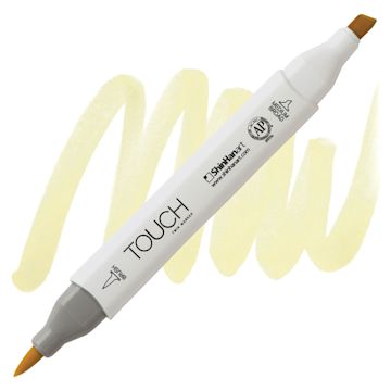 Open in modal - ShinHan Touch Twin Brush Marker - Pastel Green Y49 marker and swatch