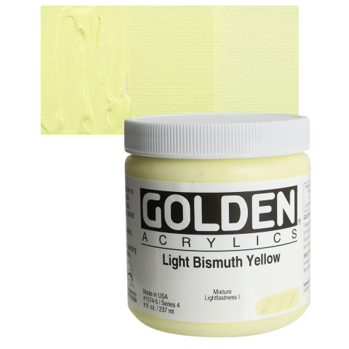 Golden Golden Heavy Body Acrylic Paint, Nickel Azo Yellow, 8oz