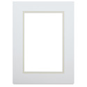 Blick Double Mat - Manor White/Ecru, (5-1/2
