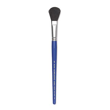 Open in modal - Blick Scholastic Camel Hair Brush - Oval Wash, Short Handle, Size 3/4"