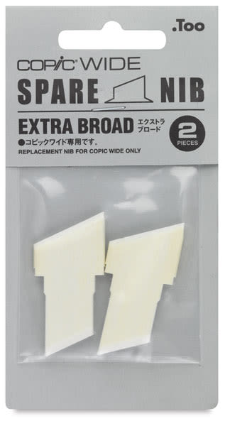 Copic Wide Replacement Nibs, Set of 2 - Extra Broad 