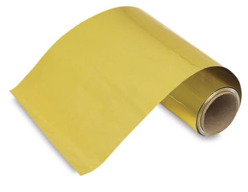Colorfoil Economy Tooling Foil - Slightly unrolled Brass-tone roll