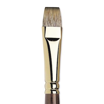 Open in modal - Winsor & Newton Monarch Mongoose Brush - Bright, Long Handle, Size 14