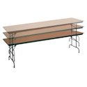 Budget-Priced Folding Table - 36" x 96", Walnut, Adjustable